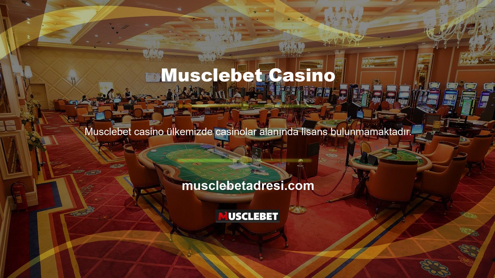 Casino sektöründe faaliyet göstermek isteyen web siteleri yabancı lisans almaktadır